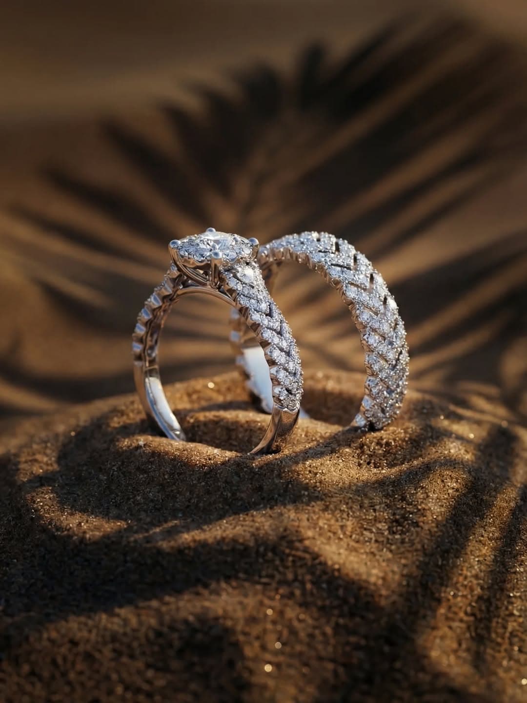 Rose Dawn Bridal Duet luxury jewellery detail